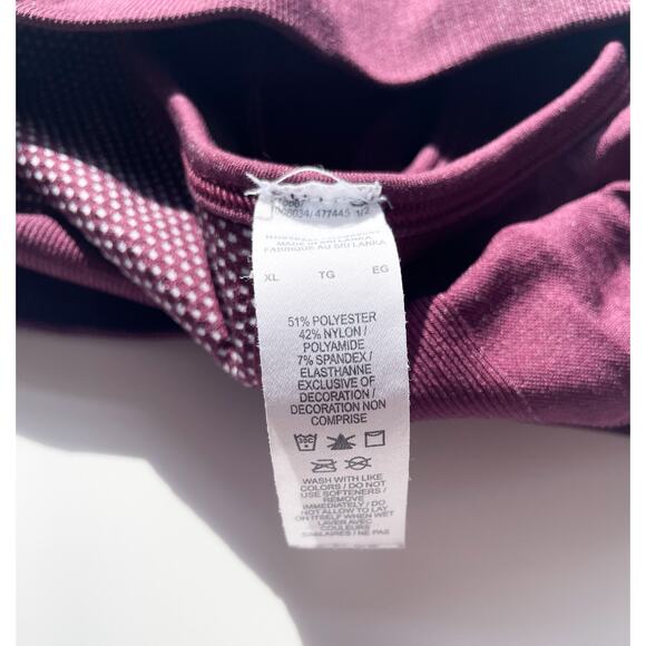 Girl's Nike Maroon Sports Bra Size Youth XL - Picture 3 of 5